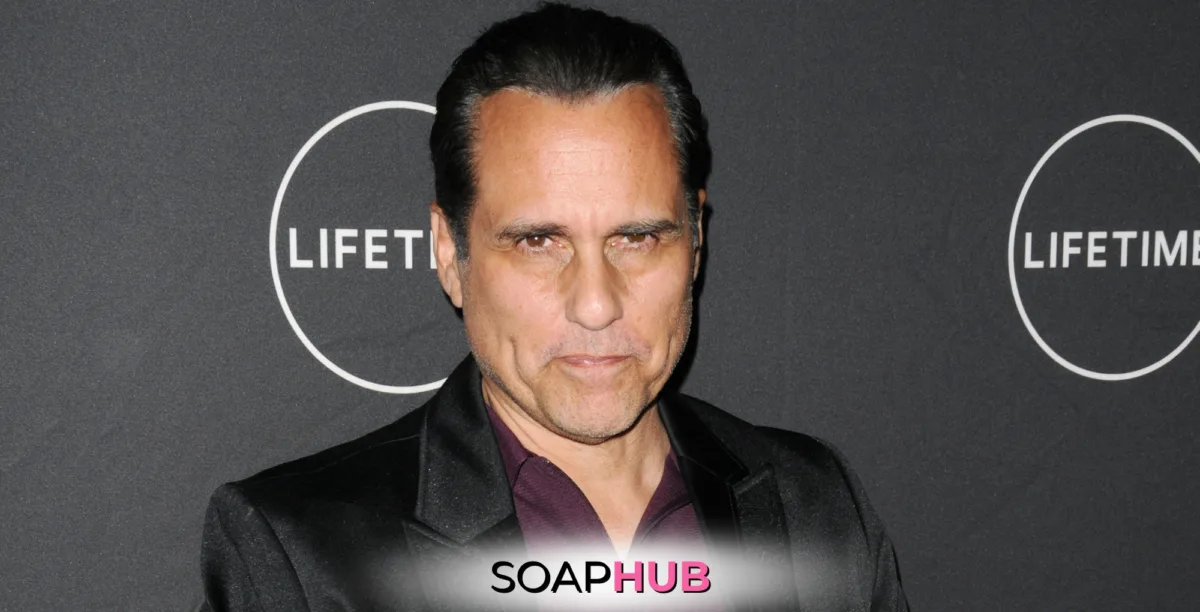 General Hospital's Maurice Benard with the Soap Hub logo across the bottom.