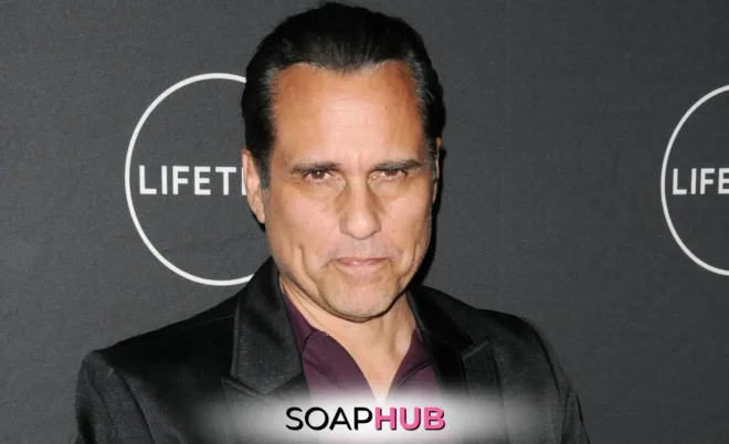 General Hospital's Maurice Benard with the Soap Hub logo across the bottom.