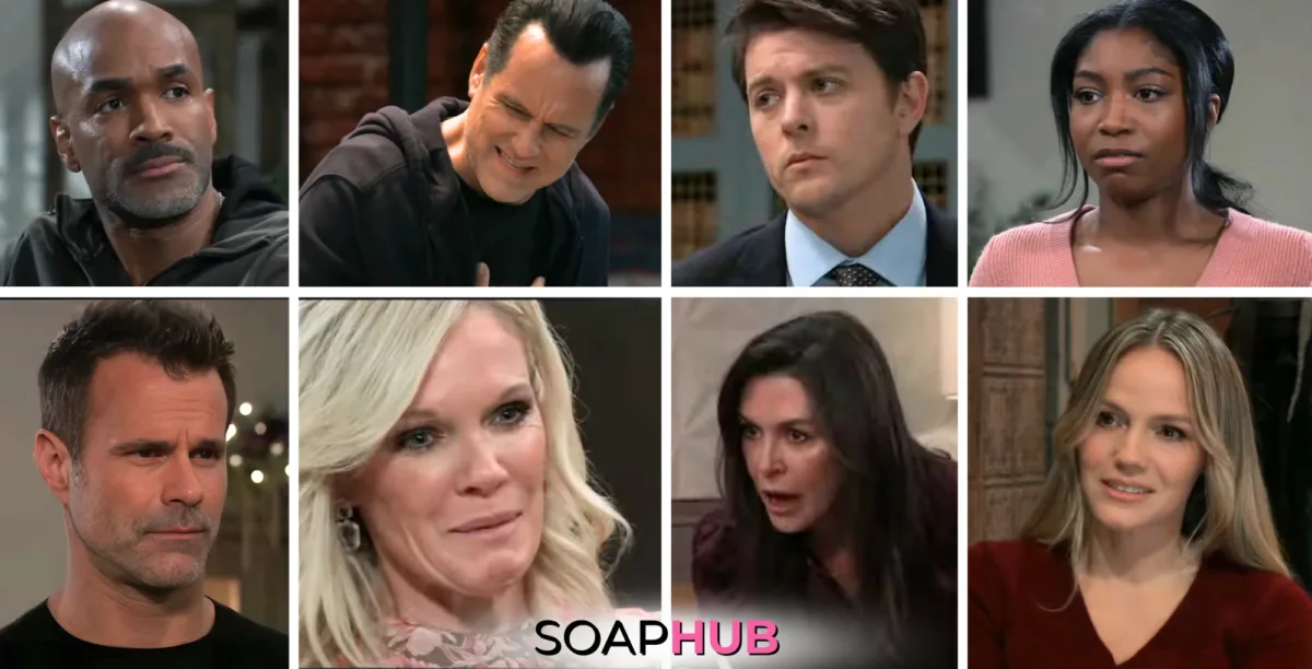 General Hospital cast with Soap Hub logo.