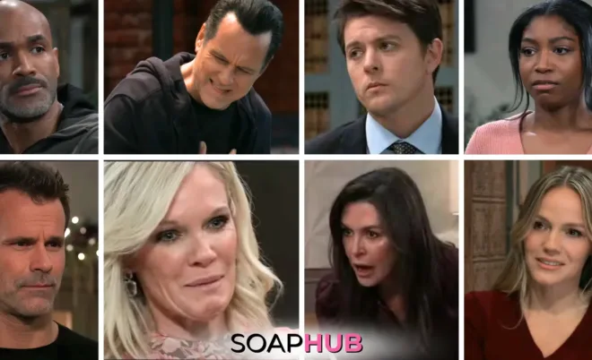 General Hospital cast with Soap Hub logo.