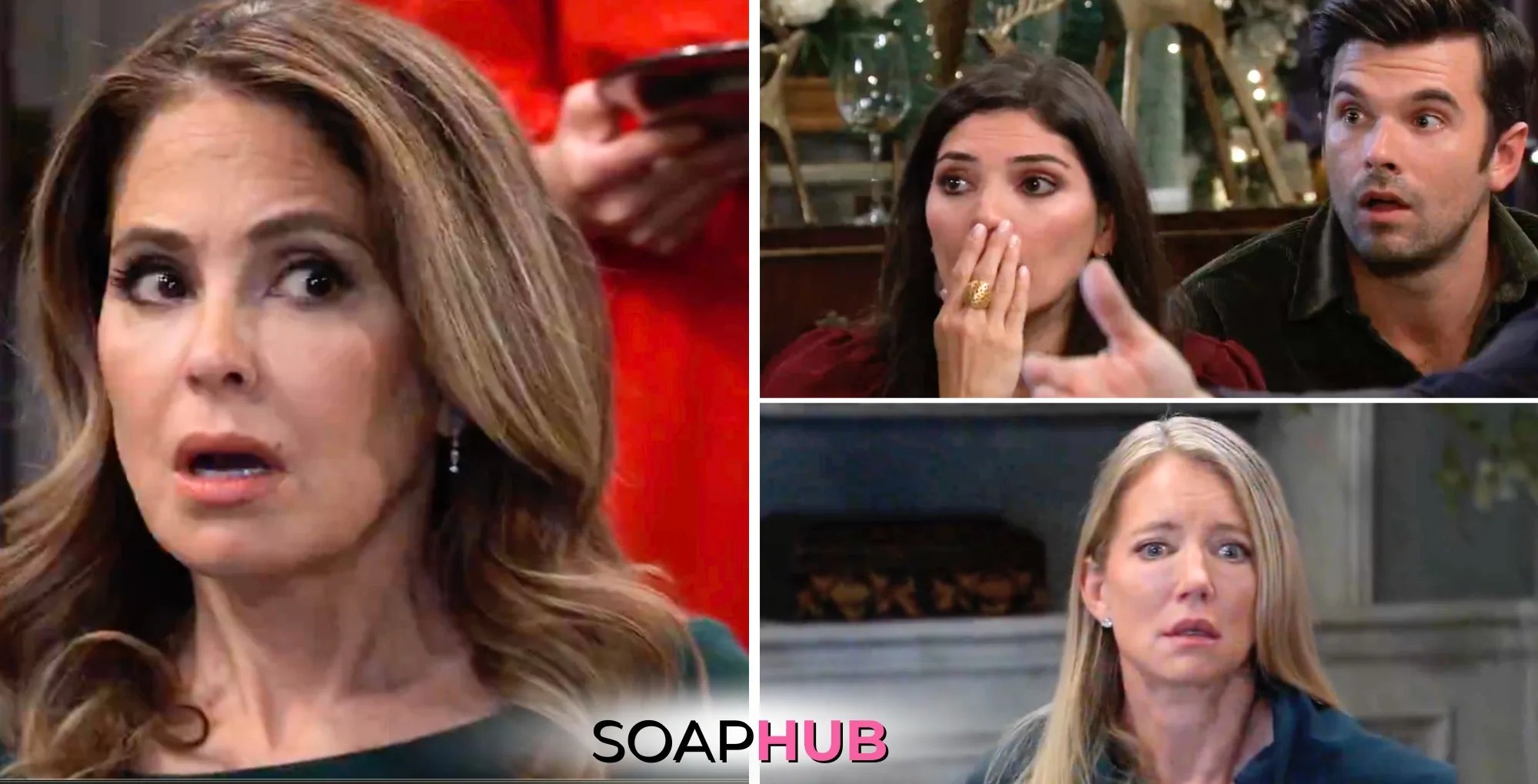 There's tension at the Quartermaine Christmas Party in the spoilers for the Thursday, December 12 episode of General Hospital, with the Soap Hub logo