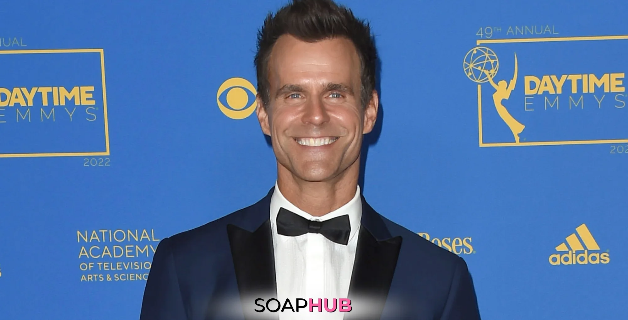 General Hospital's Cameron Mathison with the Soap Hub logo across the bottom.