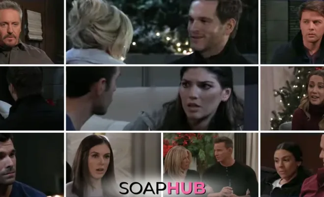 General Hospital daily spoilers with the Soap Hub logo