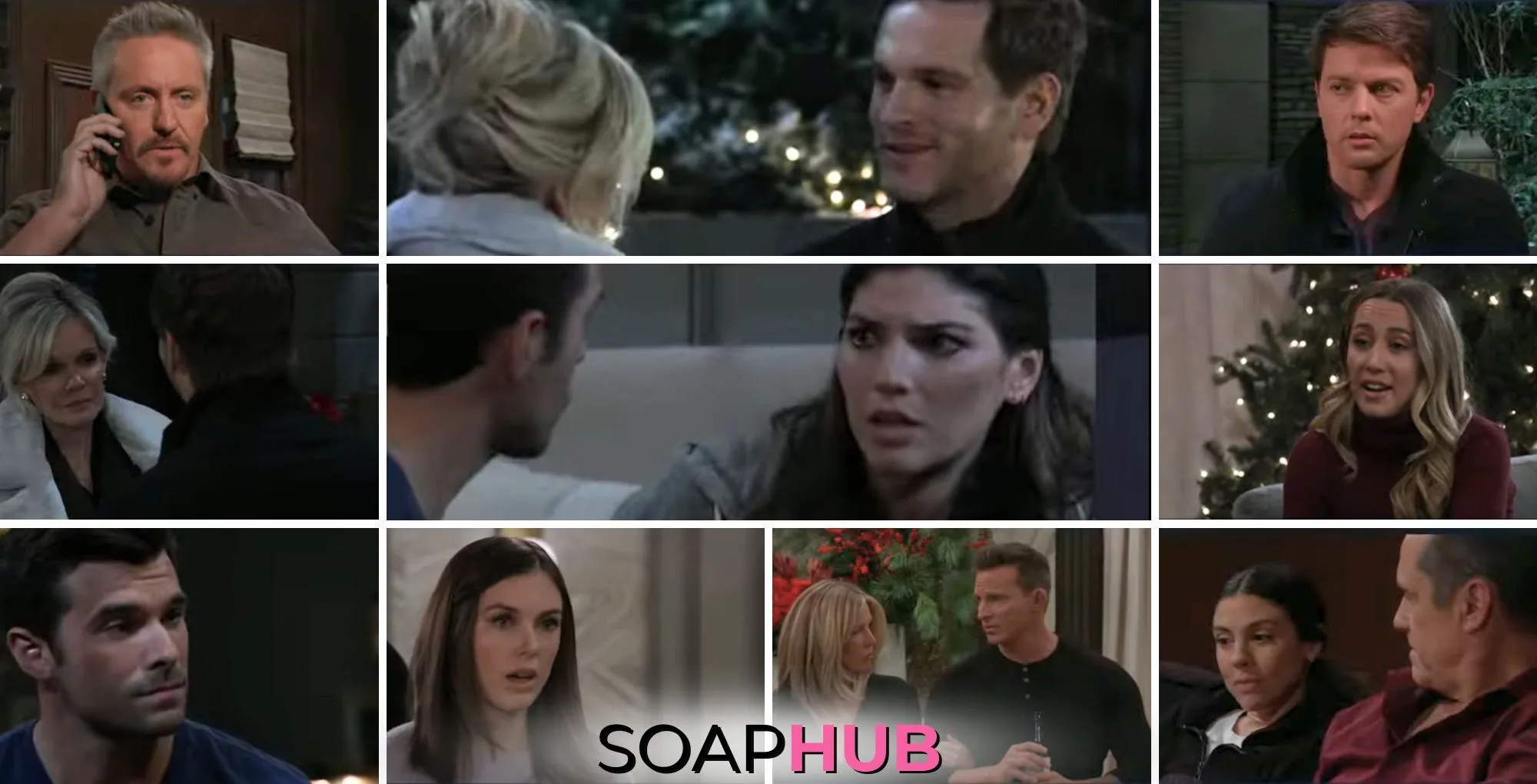 General Hospital daily spoilers with the Soap Hub logo