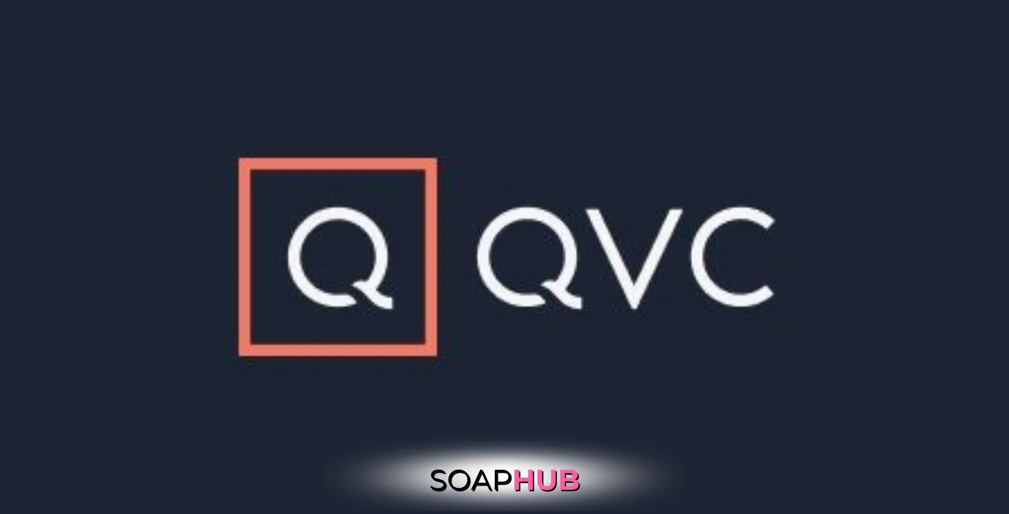 QVC logo with the Soap Hub logo.