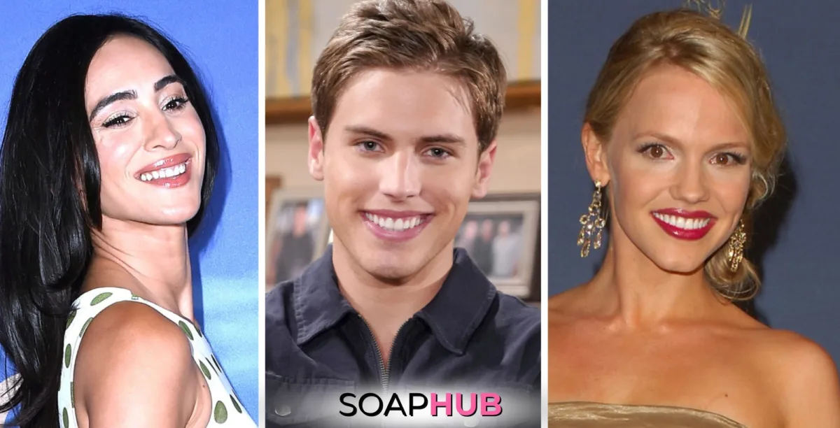 Cherie Jimenez, Crew Morrow, and Alexa Havins make Soap Hub's list of Biggest Recasts of 2024, with Soap Hub Logo