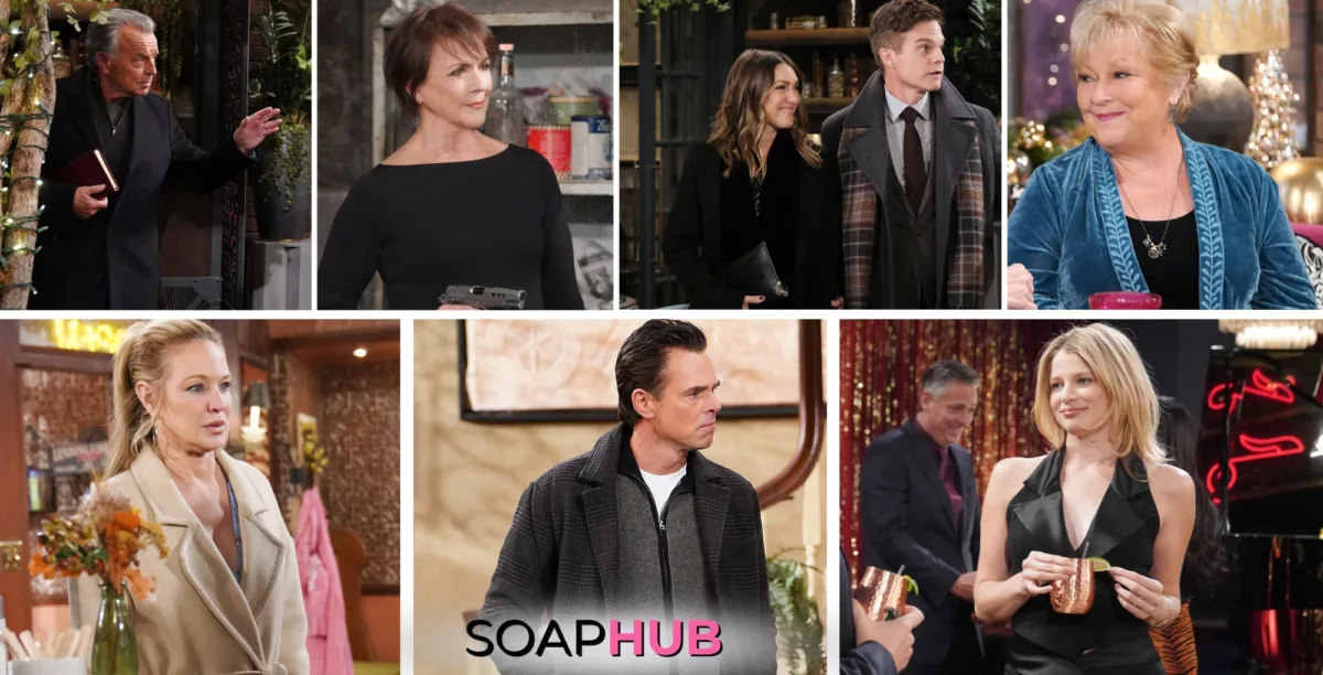 Young and the Restless card with the Soap Hub logo.