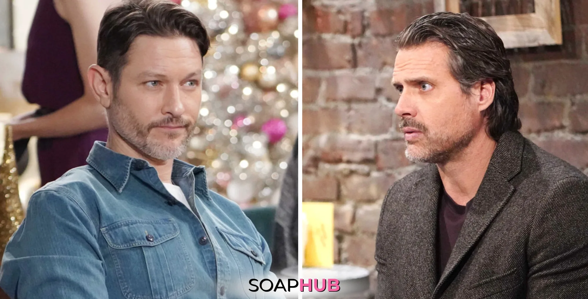 Young and Restless Spoilers December 26: Daniel, Nick with the Soap Hub logo.