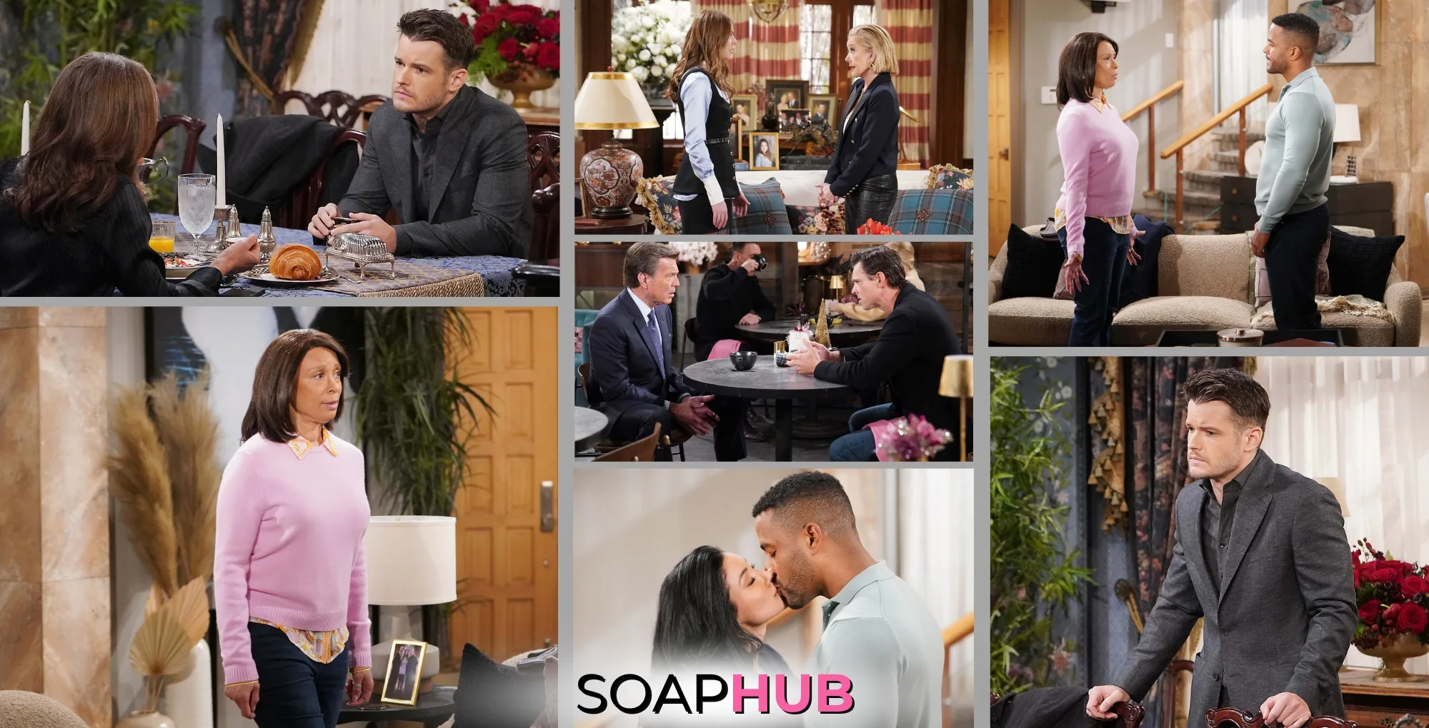 Young and the Restless Spoilers Preview December 17 with the Soap Hub logo.