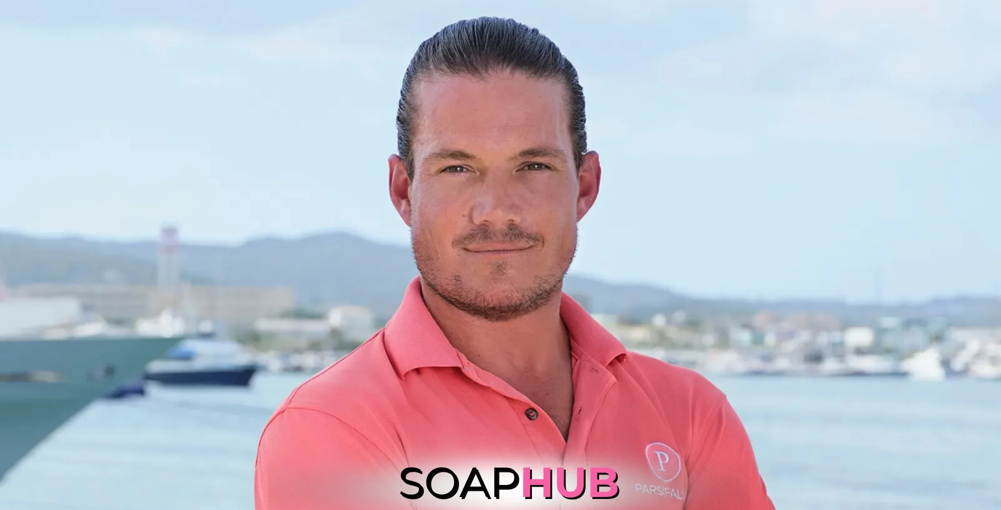 Below Deck Sailing Yacht Gary King with the Soap Hub logo.