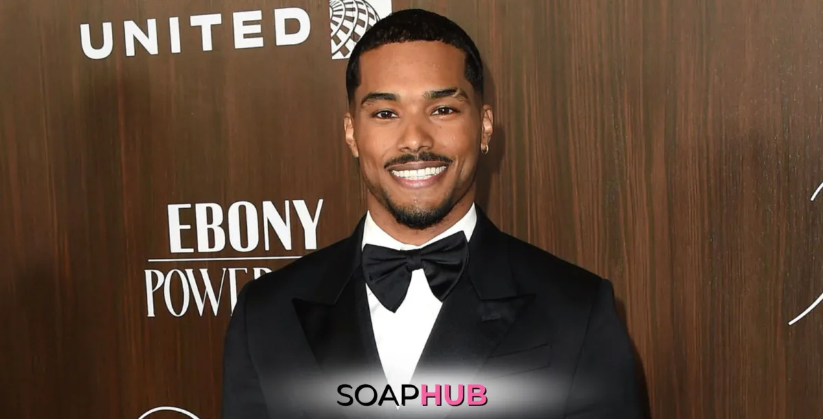 The Bold and the Beautiful alum Rome Flynn with the Soap Hub logo across the bottom.