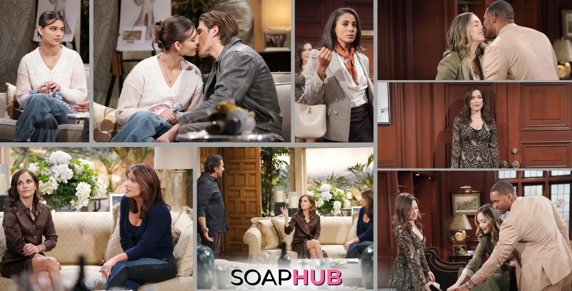 Bold and the Beautiful Spoilers Preview January 7 with the Soap Hub logo.