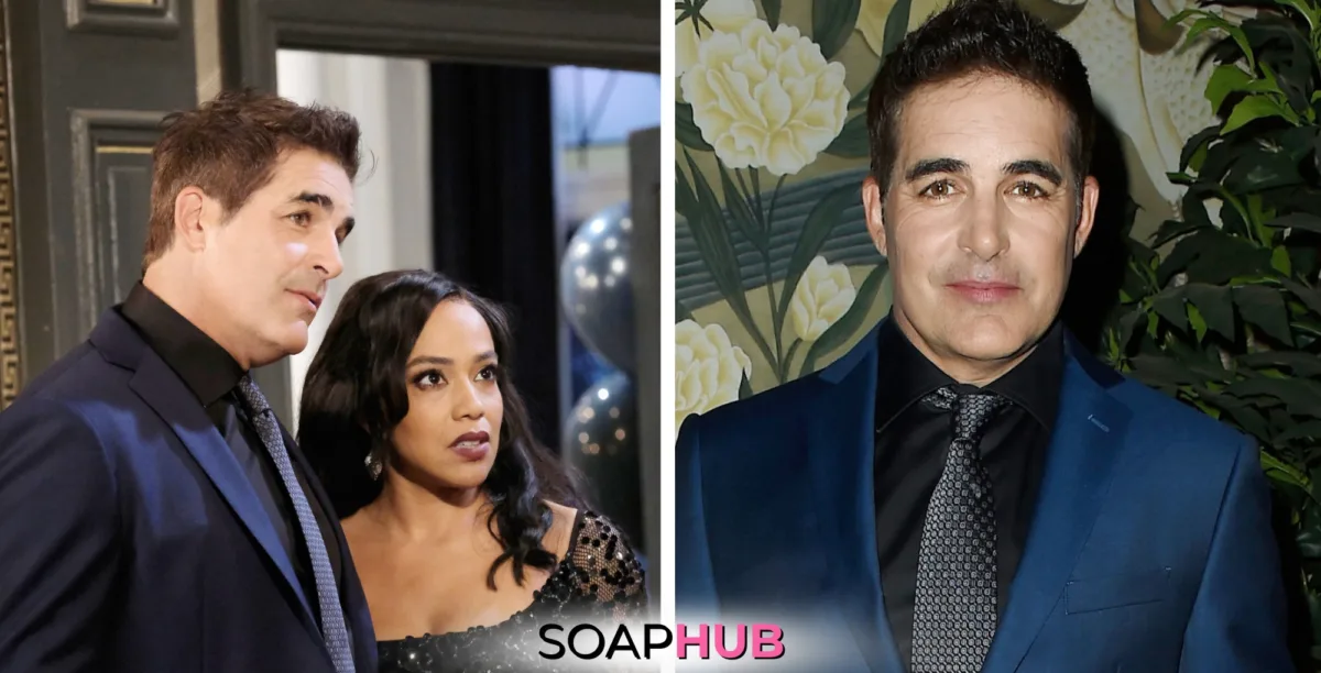 Days of Our Lives' Galen Gering with the Soap Hub logo across the bottom.