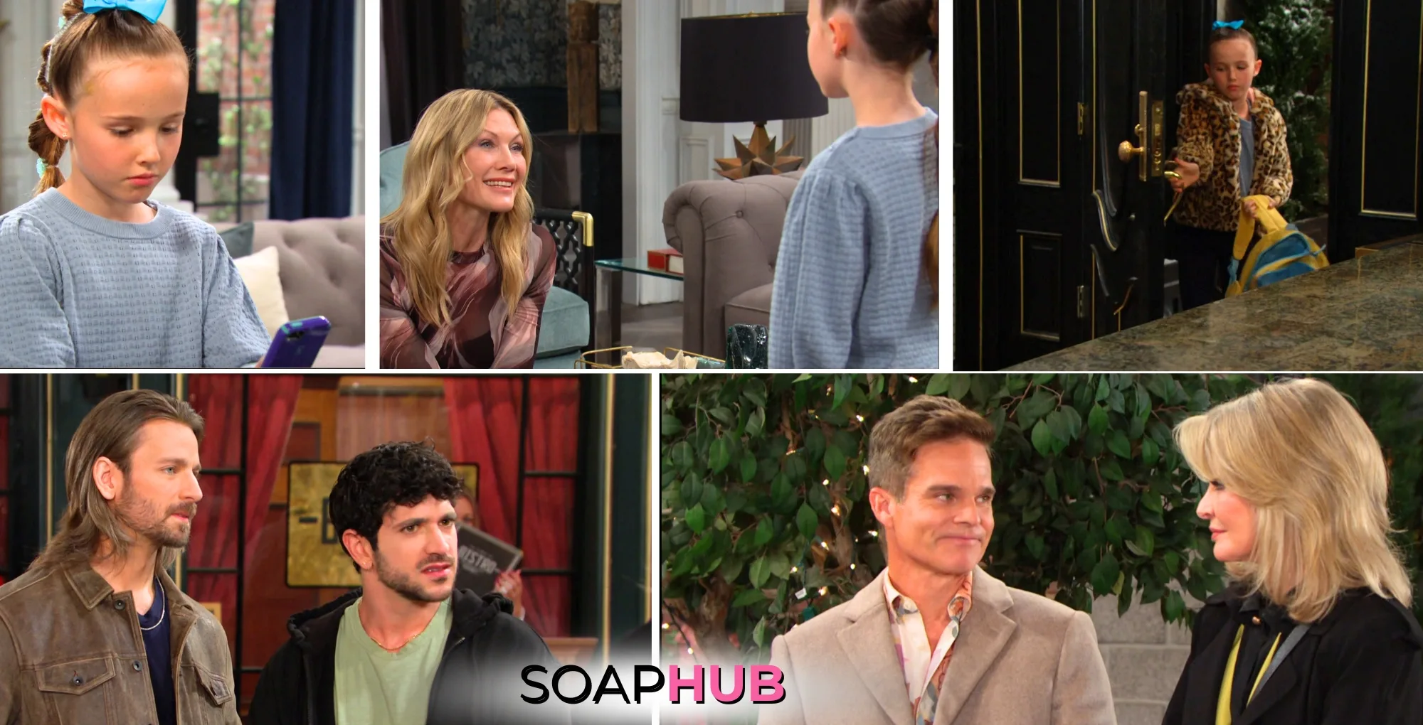 Collage for the Thursday, January 16 episode of Days of Our Lives, with Soap Hub logo