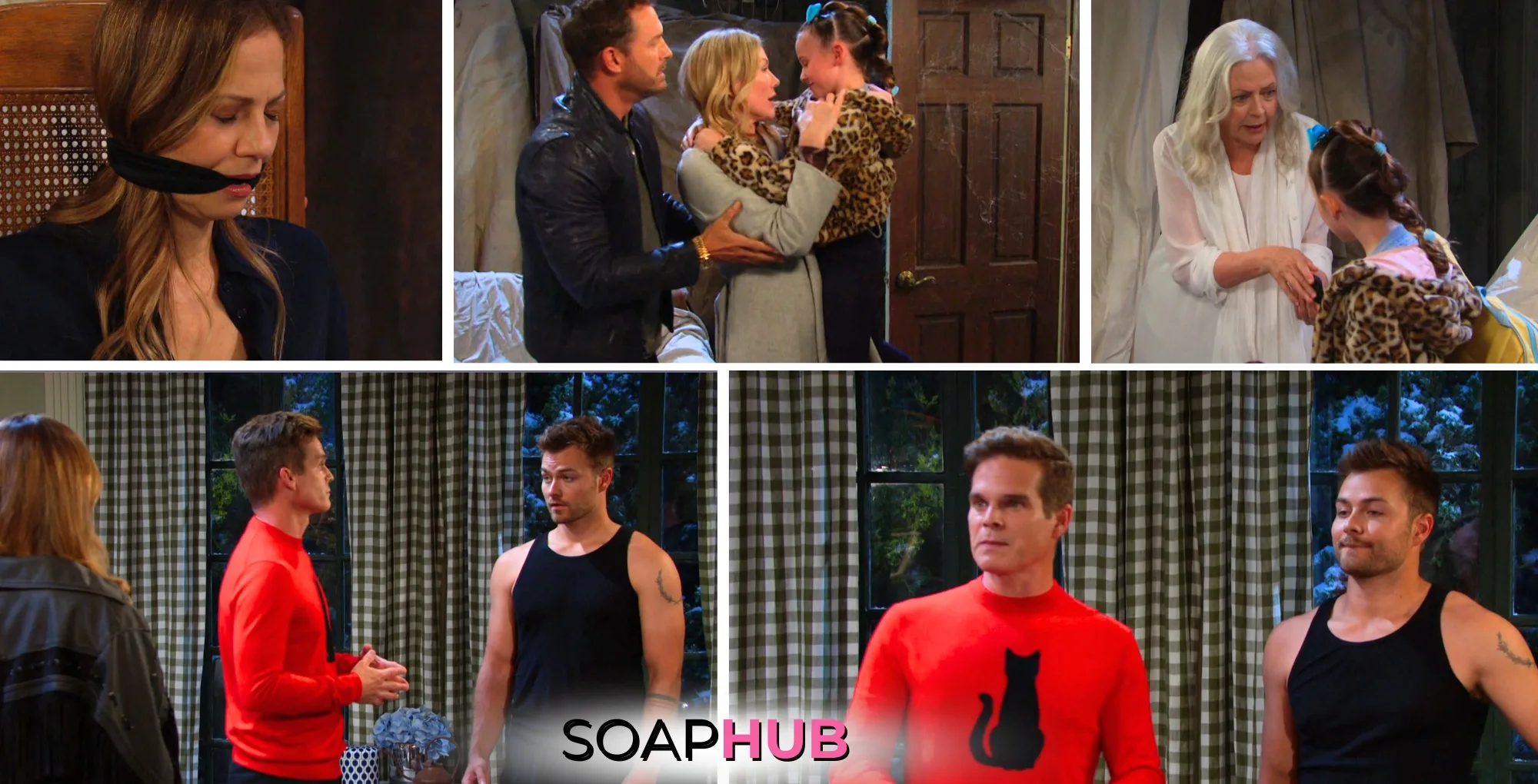 Collage of the Monday, January 27 episode of Days of Our Lives, with Soap Hub logo