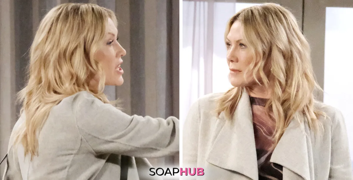 Days of our Lives Spoilers January 23: Kristen with the Soap Hub logo.