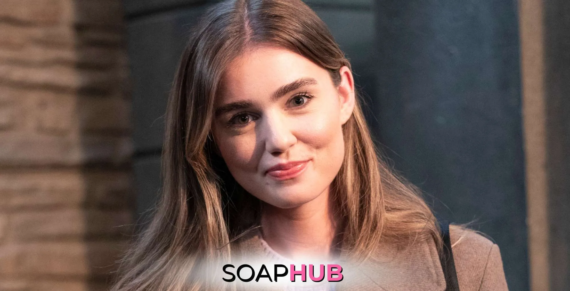 General Hospital Braedyn Bruner with the Soap Hub logo.