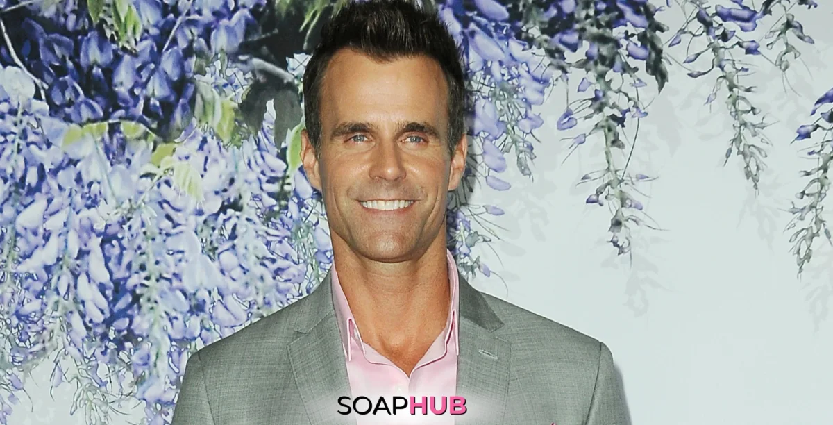 General Hospital Cameron Mathison with the Soap Hub logo.