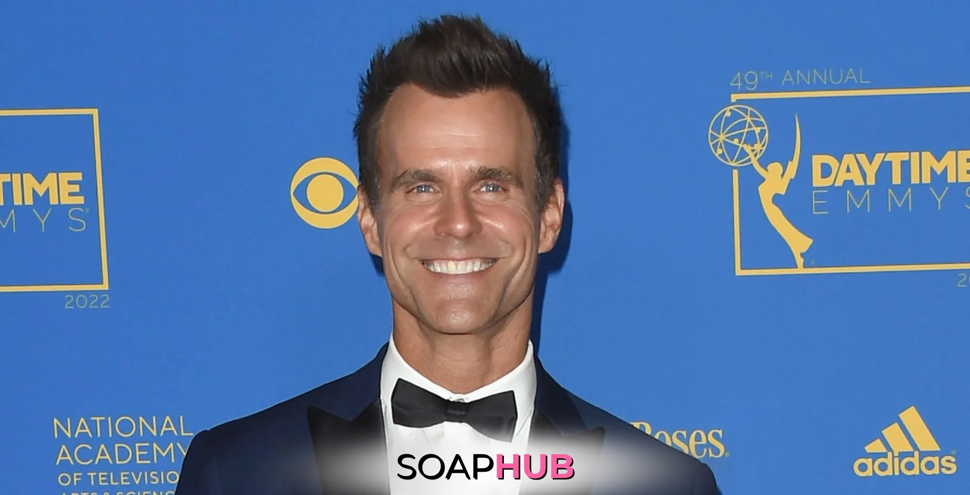 General Hospital Cameron Mathison with the Soap Hub logo.