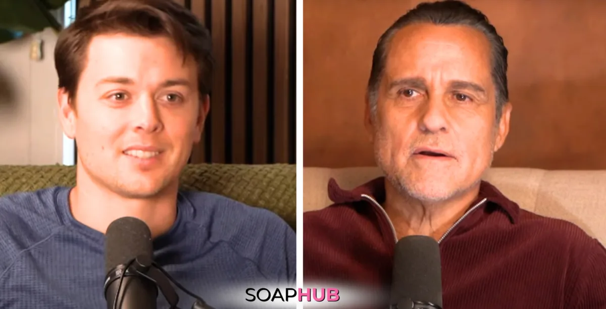 Chad Duell and Maurice Benard with the Soap Hub logo across the bottom.