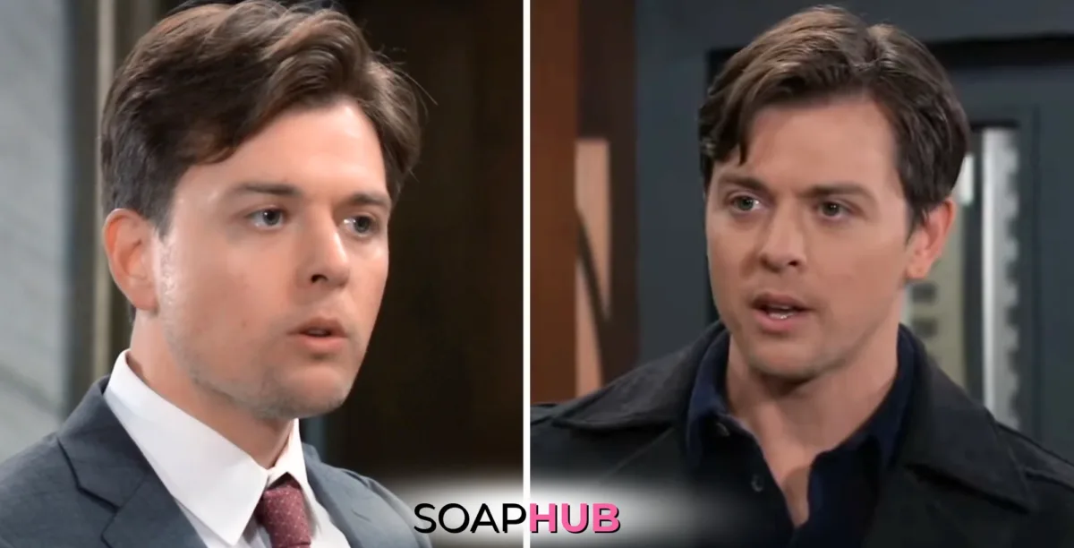 Michael is in danger in spoilers for the Monday January 6, 2025, episode of General Hospital, with Soap Hub Logo