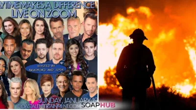 Soap Legends Lead the Charge for Wildfire Victims