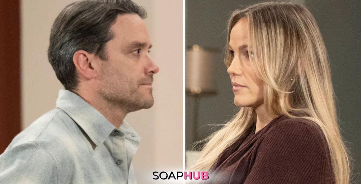 Lulu and Dante spar in the spoilers for the Wednesday, January 22 episode of General Hospital, with Soap Hub logo