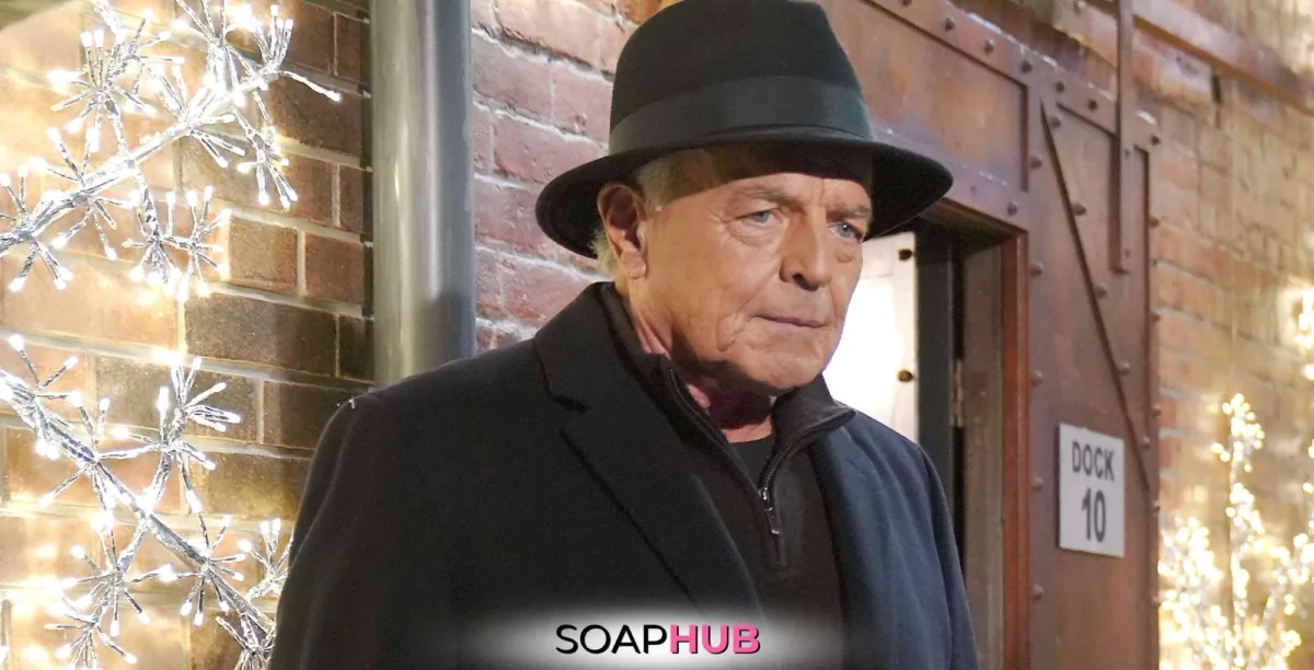 The Young and the Restless Ian Ward with the Soap Hub logo.