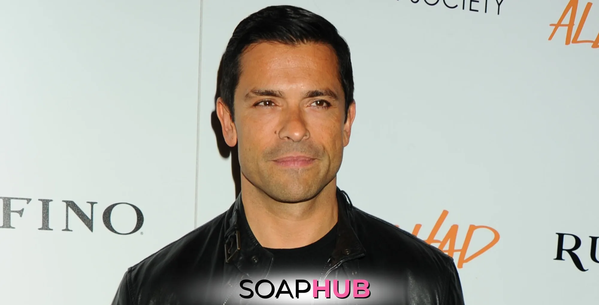 All My Children Mark Consuelos with the Soap Hub logo.