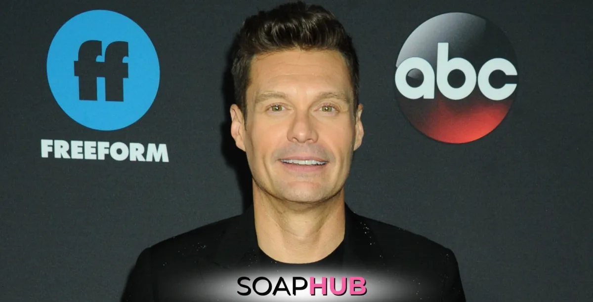 Wheel Of Fortune Ryan Seacrest with the Soap Hub logo