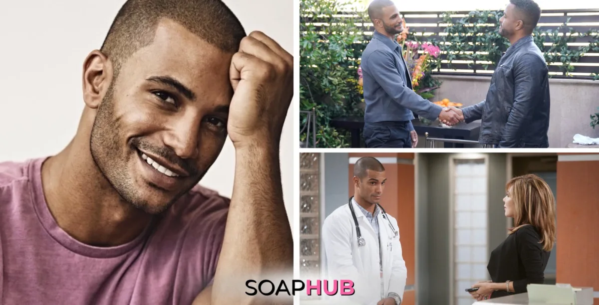 Nathan Owens on DAYS and Y&R, with Soap Hub Logo