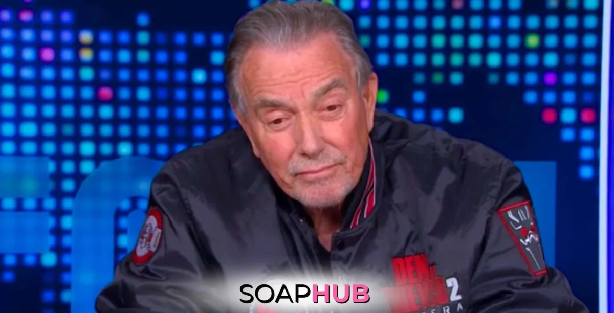 Young and the Restless Eric Braeden with the Soap Hub logo.