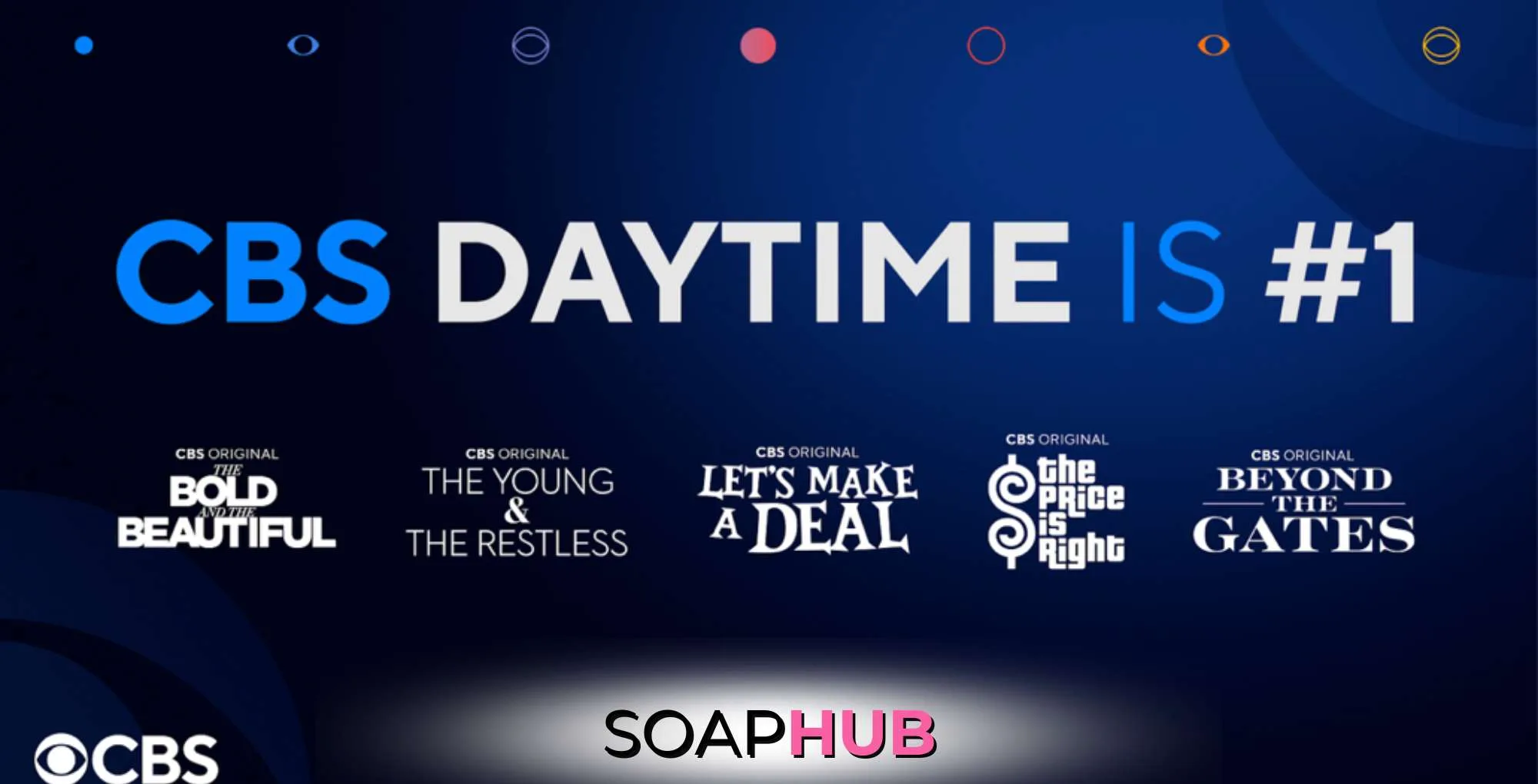 CBS Daytime #1 with the Soap Hub logo.