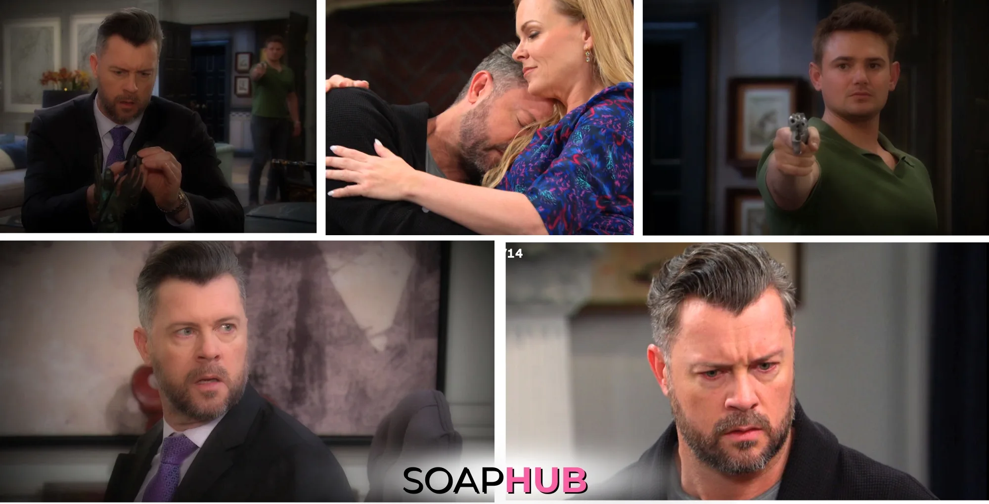 Collage of the Friday, May 2 episode of Days of Our Lives, with the Soap Hub logo