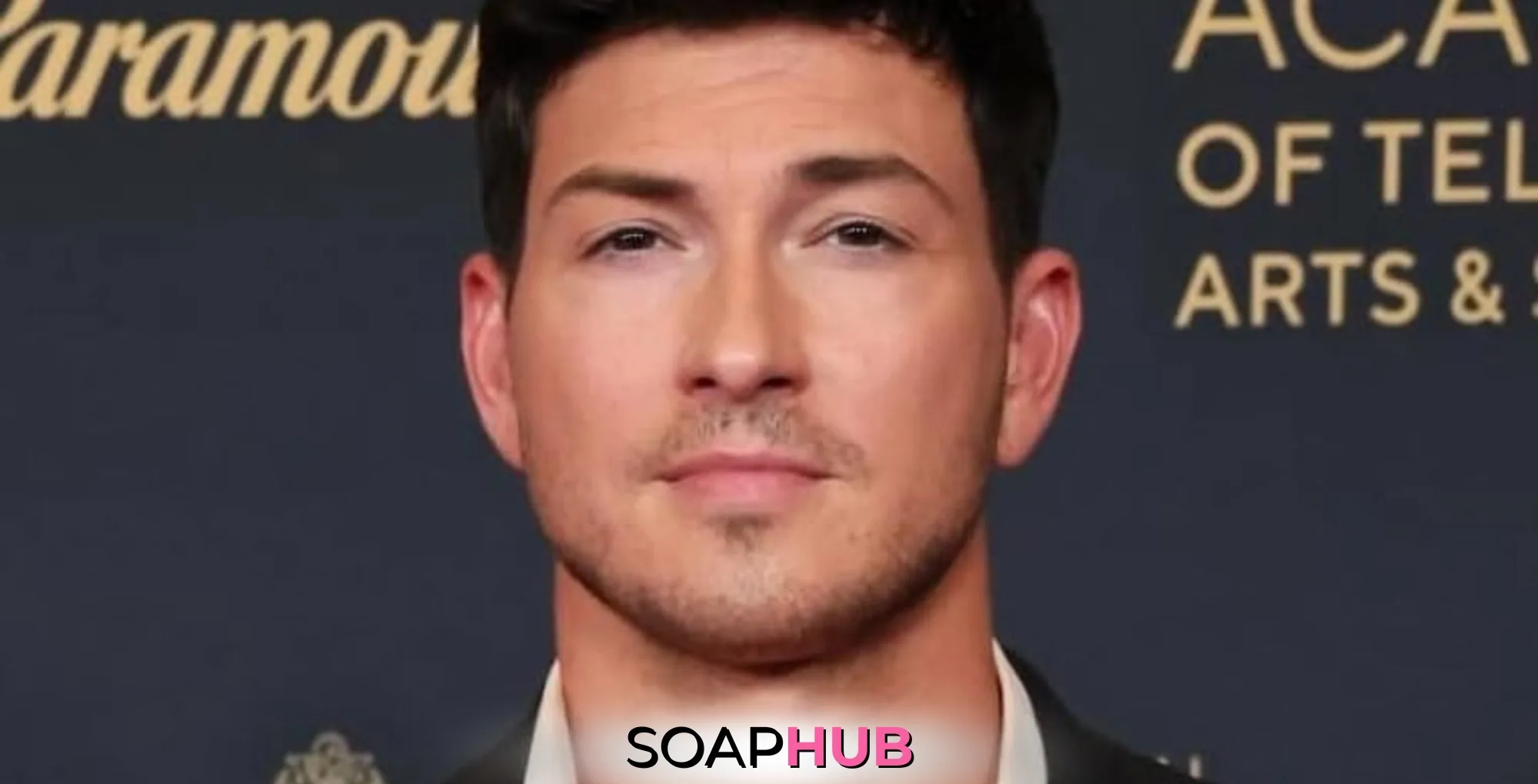 Days of Our Lives' Robert Scott Wilson with the Soap Hub logo across the bottom.