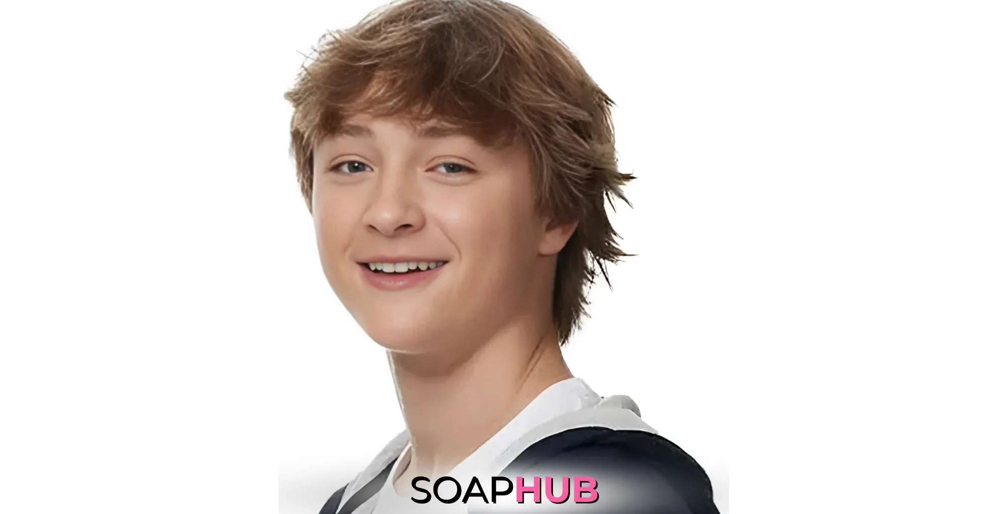 General Hospital Asher Antonyzyn with the Soap Hub logo.