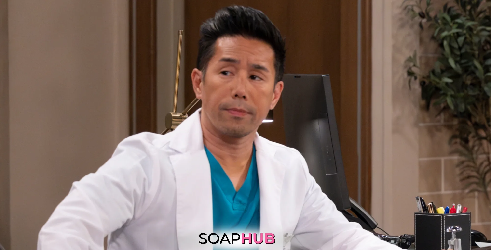 General Hospital Brad with the Soap Hub logo