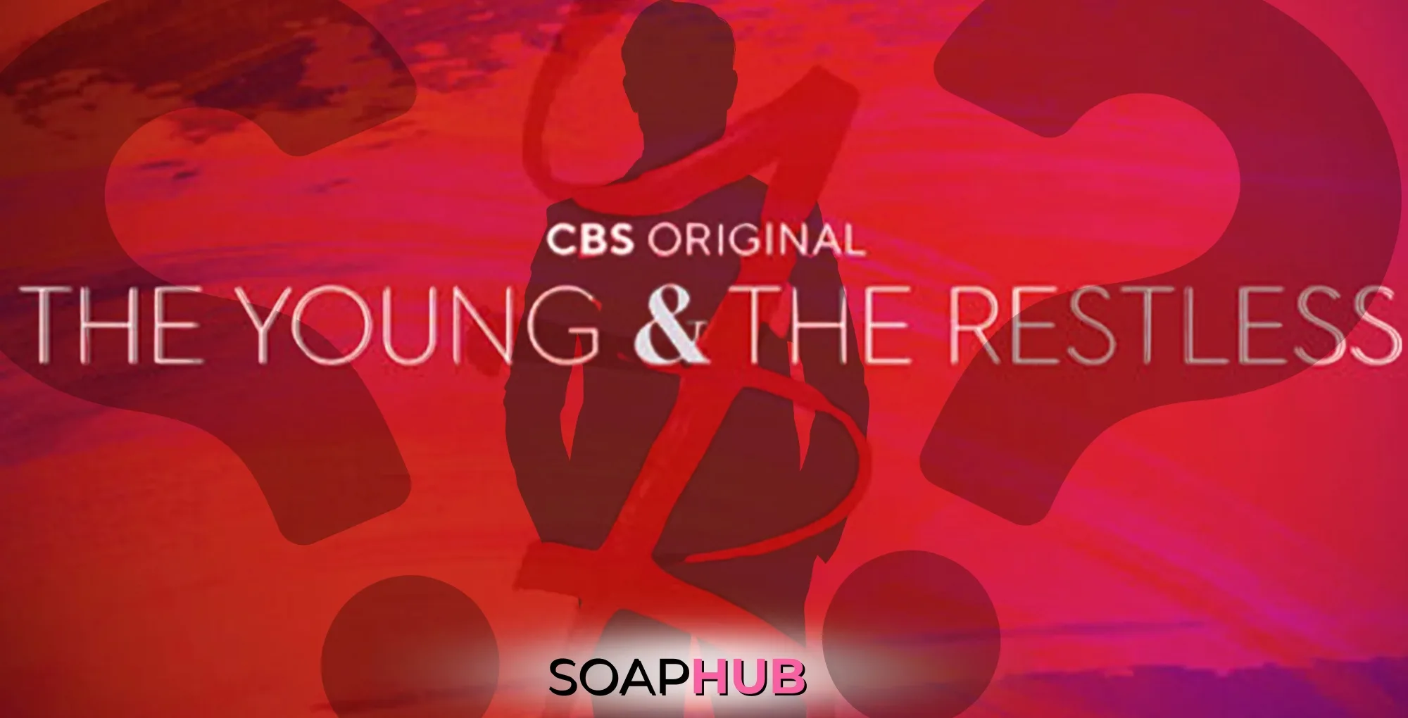 The Young and the Restless logo with a male silhouette; and the Soap Hub logo.