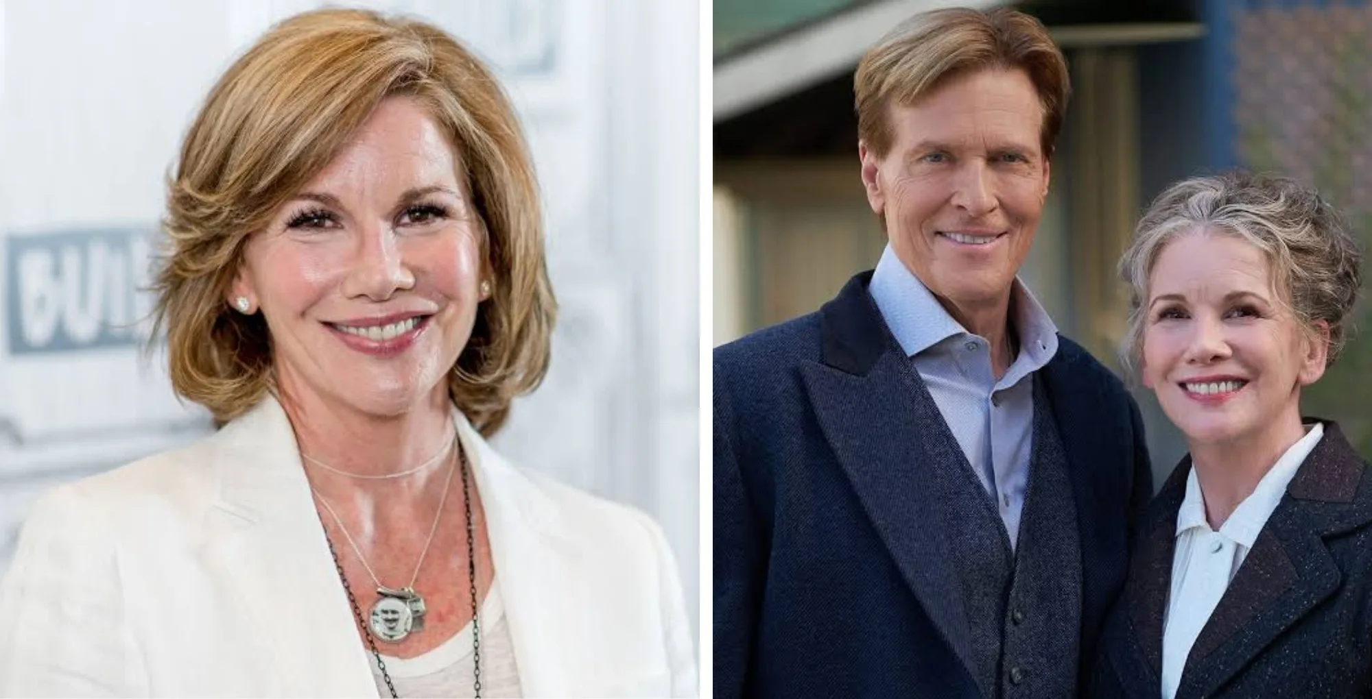 When Calls the Heart Melissa Gilbert, Bill, and Georgie.