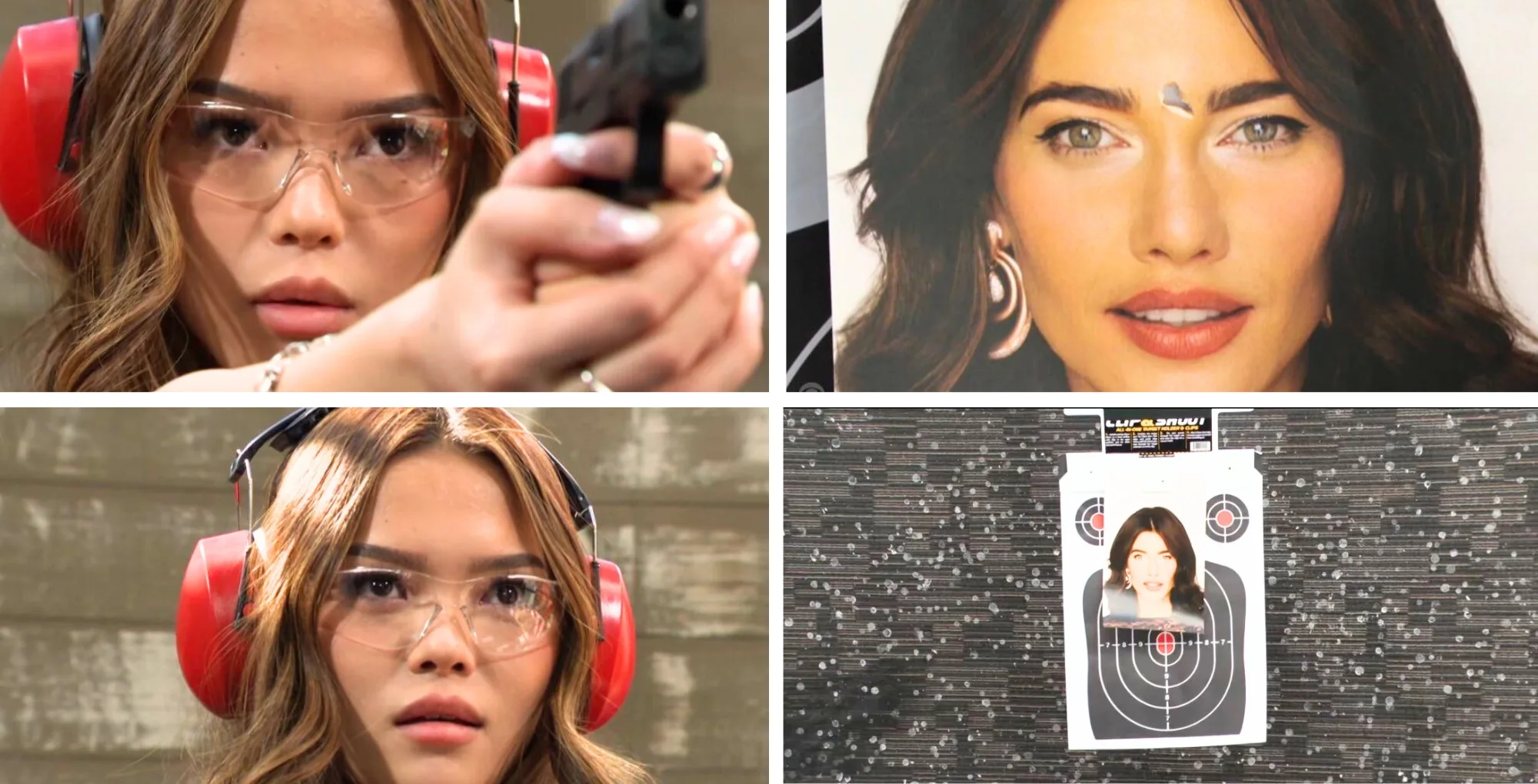 Bold and the Beautiful Key Moments June 9, Luna hits Steffy's target.