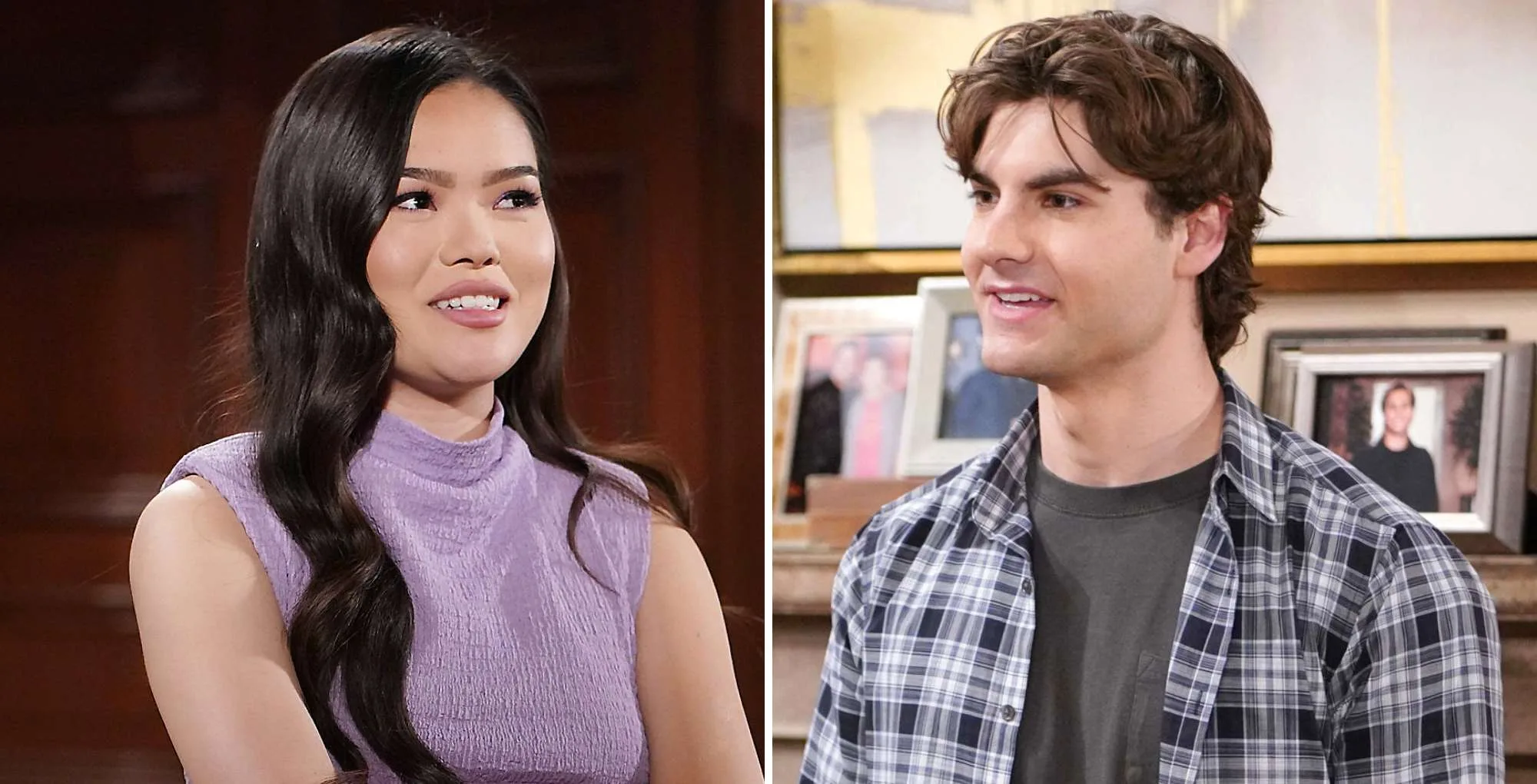 Luna and Remy on Bold and the Beautiful with the SoapHub logo.