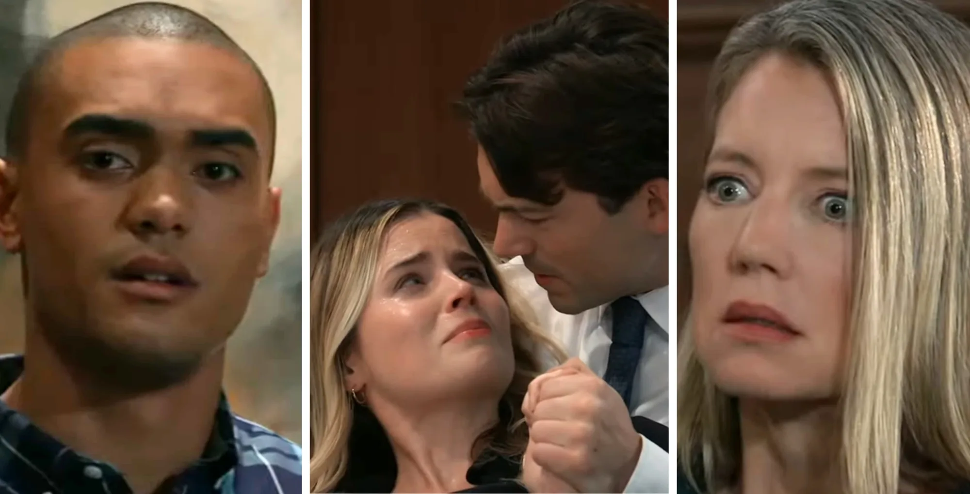 Kai, Sasha, Michael, and Nina on the June 5, 2025 episode of General Hospital with the Soap Hub logo across the bottom.