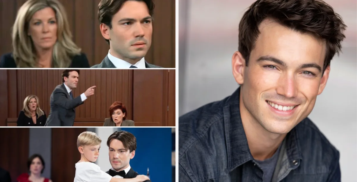 General Hospital's Rory Gibson as Michael with the Soap Hub logo across the bottom.