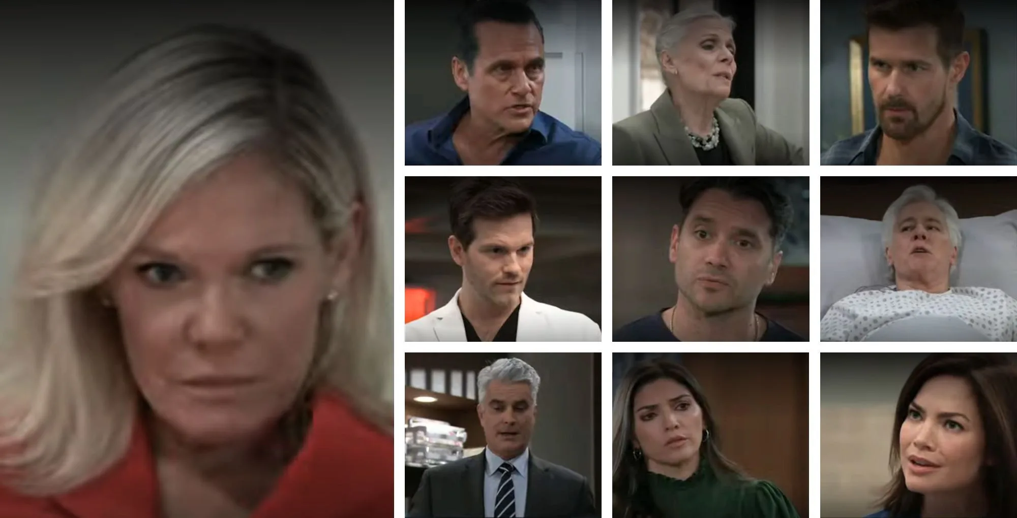 The cast of General Hospital with the Soap Hub logo across the bottom.