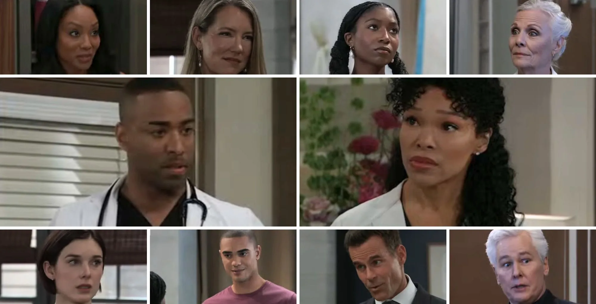 The cast of General Hospital with the Soap Hub logo across the bottom.