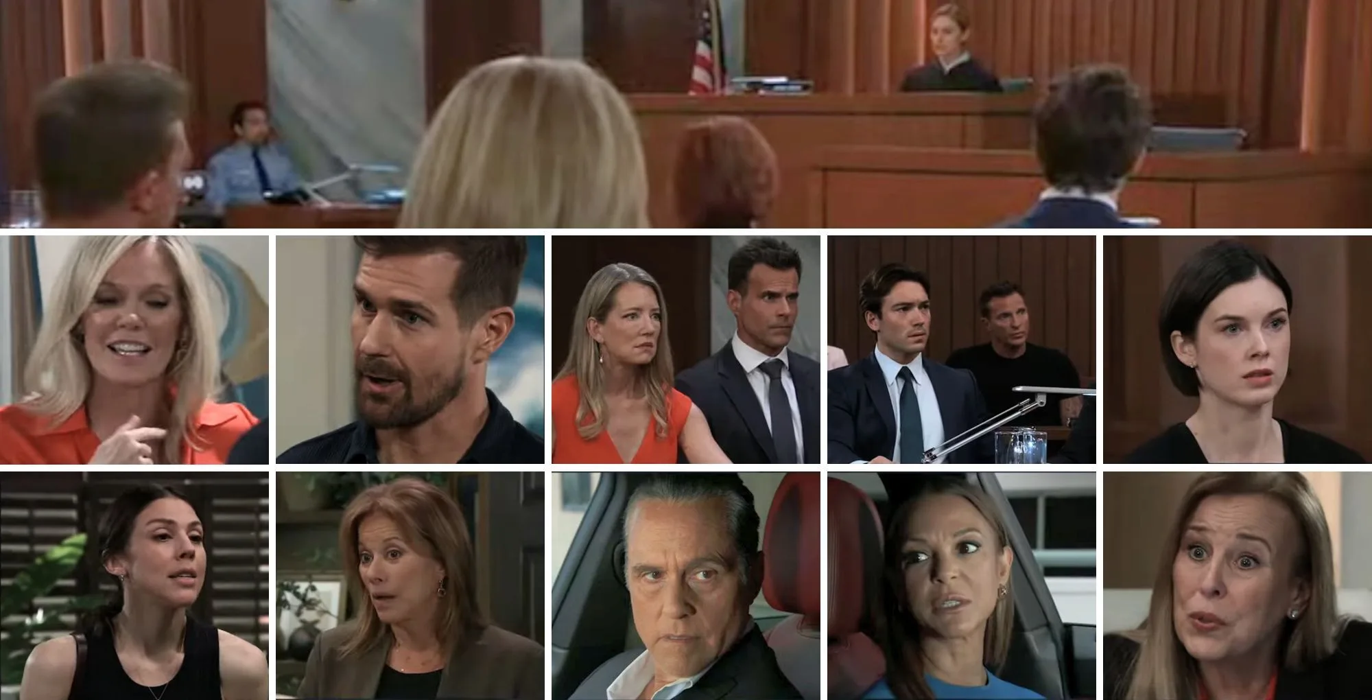 The cast of General Hospital with the Soap Hub logo across the bottom.