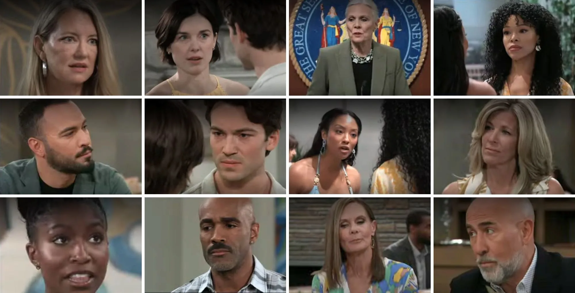 The cast of General Hospital with the Soap Hub logo across the bottom.