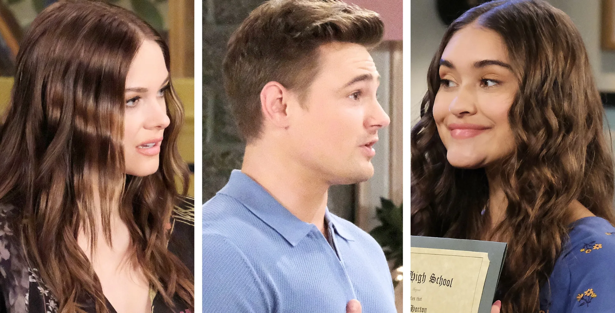 Stephanie, Johnny, and Ari on Days of our Lives