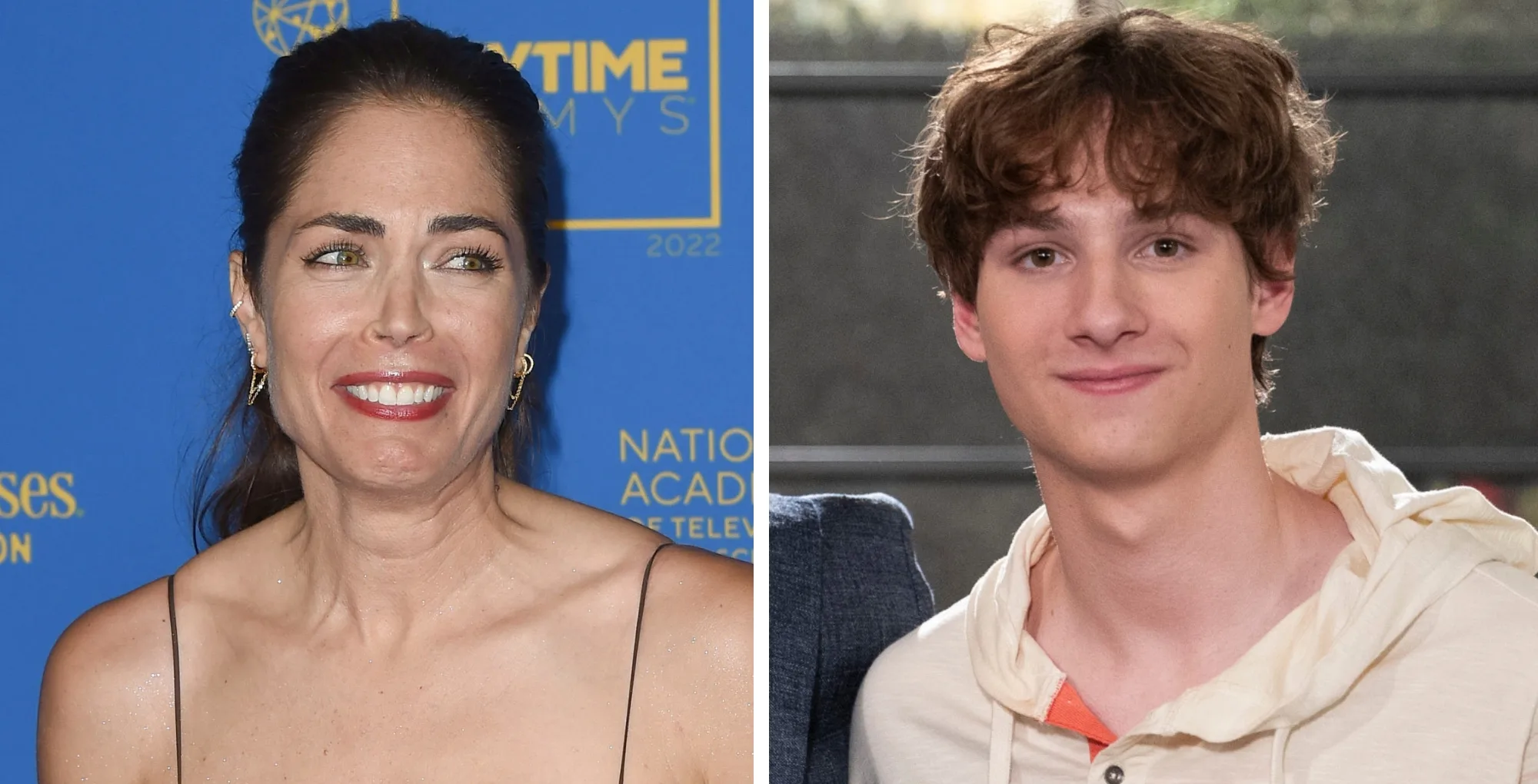 General Hospital's Kelly Thiebaud and Finn Carr.