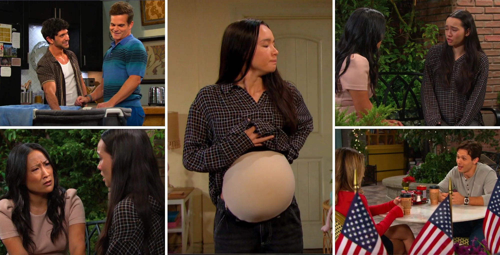 Collage of the Thursday, July 3 episode of Days of our Lives.